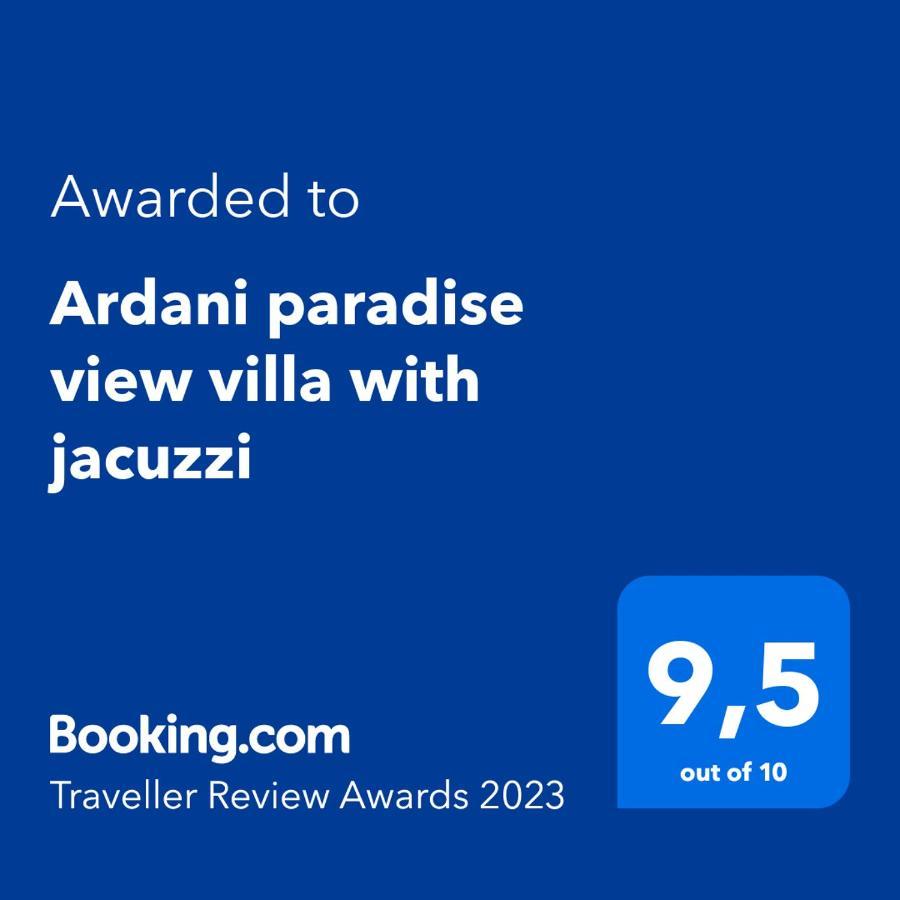 Ardani Paradise View Villa With Jacuzzi Amoopi Eksteriør bilde